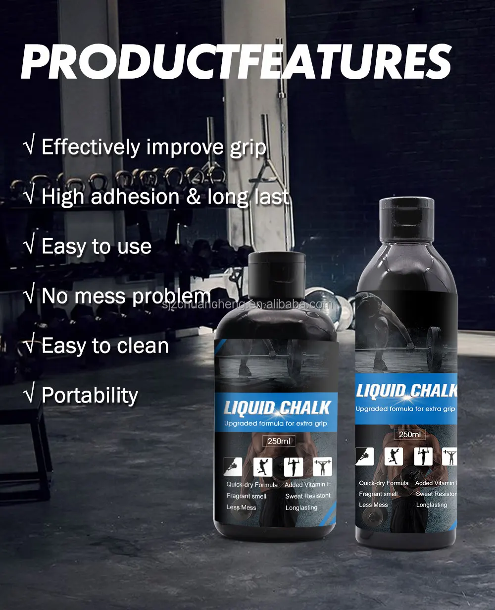 50ml 250ml Factory Customization Chalk Liquid Magnesium Carbonate Chalk