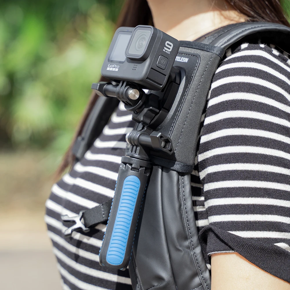 Clip Rotante 360° Per Action Cam - Montaggio Per Zaino, Cappello, Cintura - Foto 3