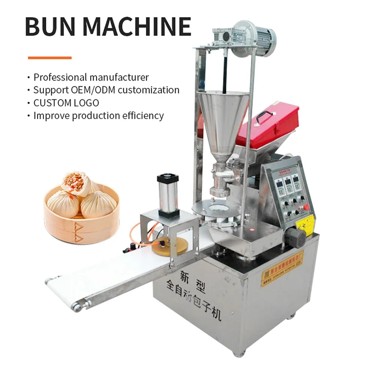 Good Quality Automatic Momo Dumpling Maker Steam Stuffing Bun Bao Baozi Making Machine