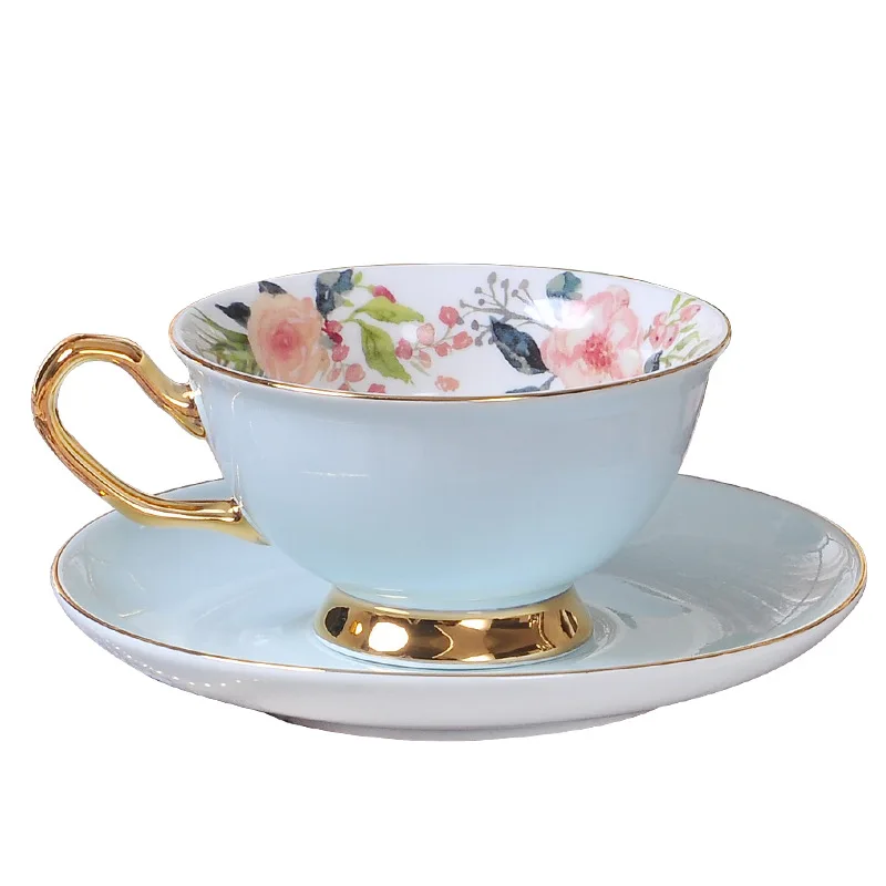 Unique Afternoon Tea Cups and Saucers in Gift Box, Royal Bone China Po –  Paintingforhome