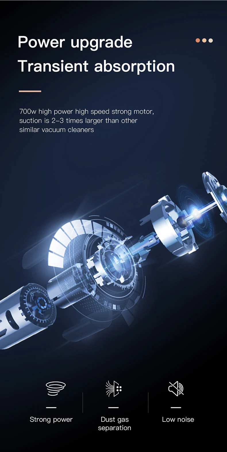 2021 New Product Two In One Household Usage Wireless Wet And Dry Handheld Vacuum Cleaners