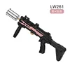 Silver spray gun, black and pink - single player