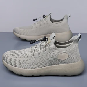 Unisex Casual Lace-Up Sneakers with Height Increasing Lightweight Breathable Mesh Design for Autumn Walking Running Soft Feature