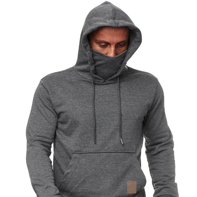 Men's long-sleeved sportswear fleece mask hoodie Call of Duty European and American men's sweatshirt