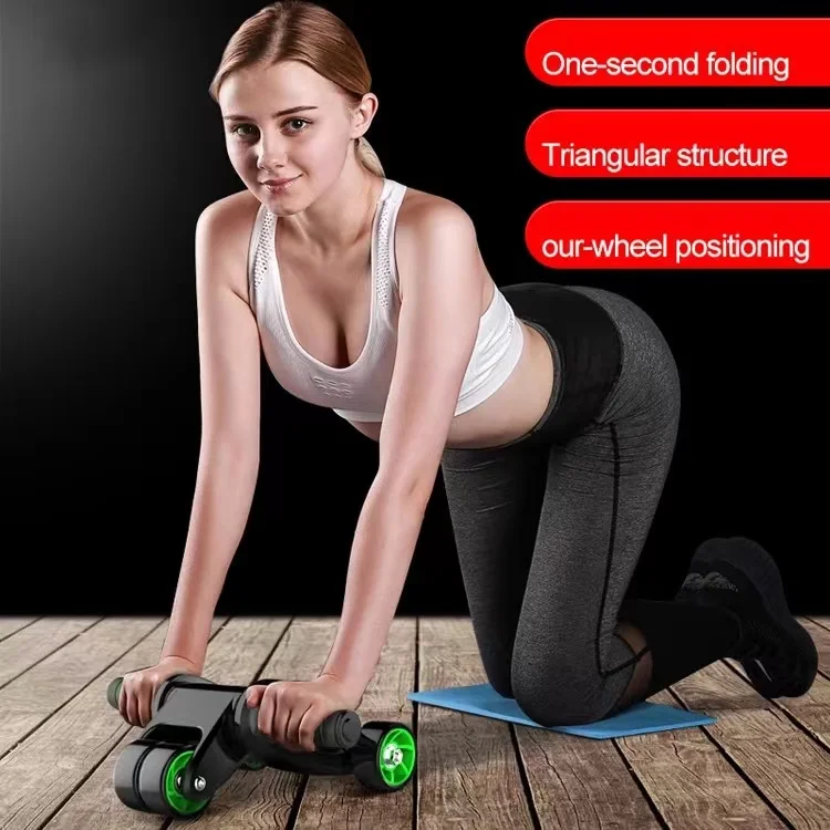 Exercise Training Muscle Kneeling Pad Custom Abdominal Wheel Original Ab Rollers Wheel With 9972