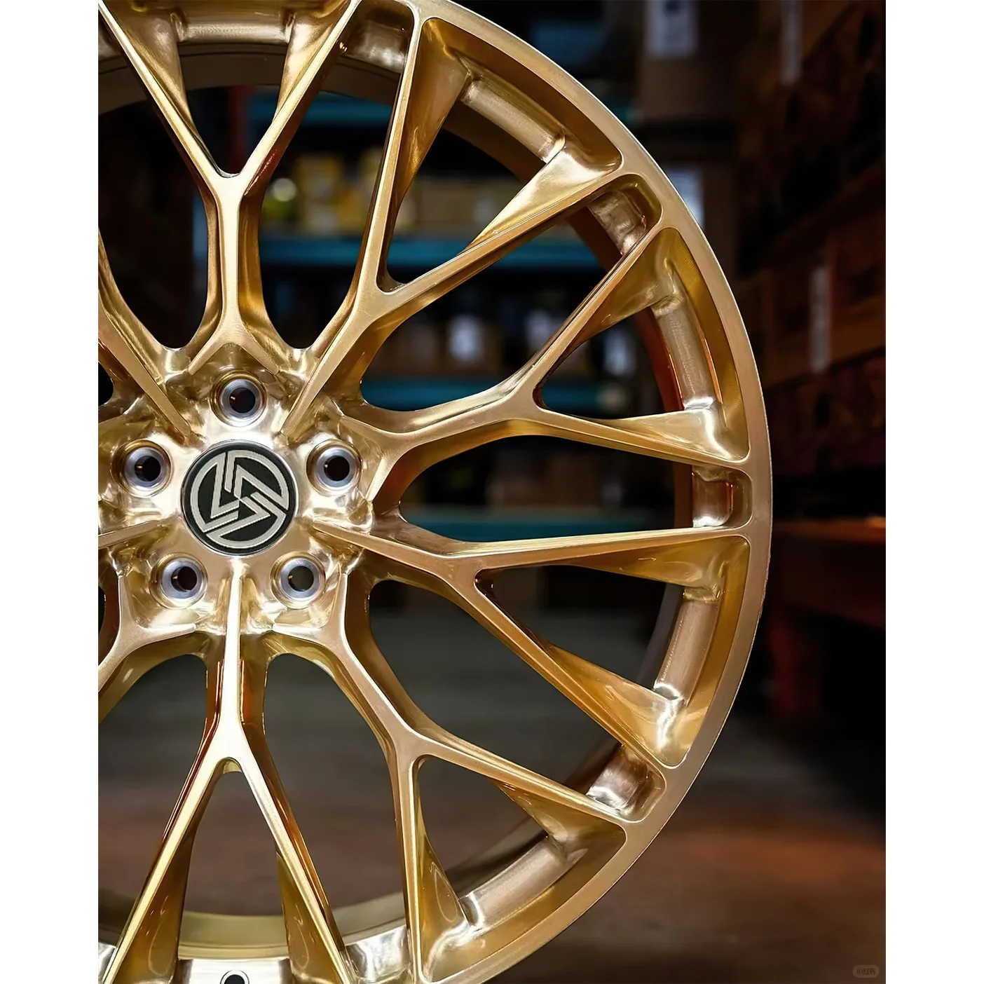 XL Monoblock Bronze Concave Deep Dish Chrome Wheel Alloy Forged Wheels 5x114.3 5x120 5x112 Custom Forging Racing Car Wheel - Image 5