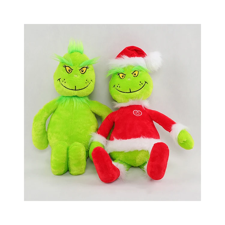 New Arrival Christmas Animal Grinch Cotton Stuffed Plush Toy Dolls For Kids Gifts Cute Home