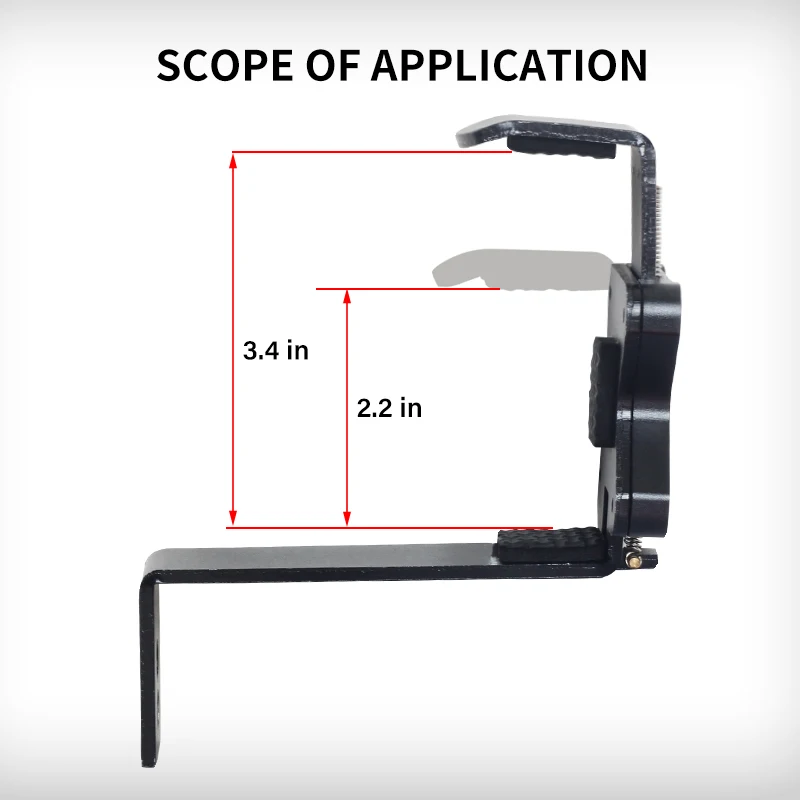 Support Smartphone Pour Arc à Poulies - Clip Réglable Aluminium - Pour Chasse, Vidéo