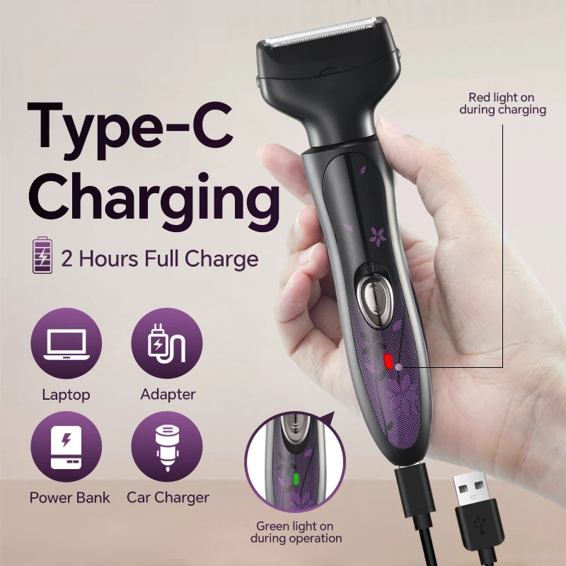 Four in One for Shaving Eyebrow Trimming Nose Hair Removal USB Charging New Cross-border Exclusive Grooming Kit  Electric Shaver factory