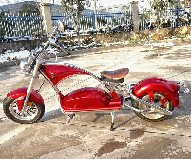 EU/US warehouse Chopper Fat Tire Electric Motorcycle Scooter 3000w 4000w DOT chopper scooters chrome frame chrome scooters
