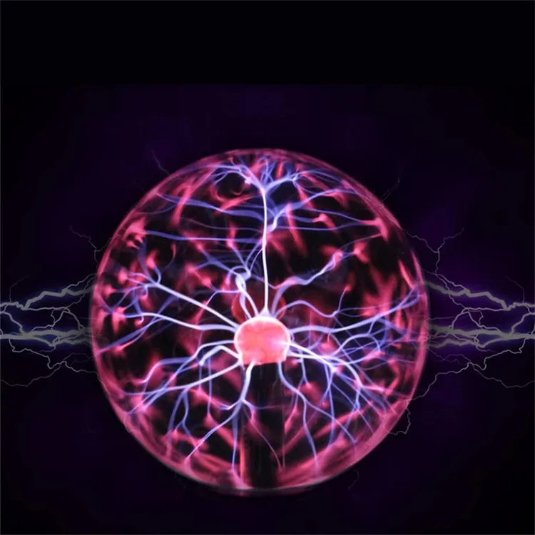 Bola de Plasma de luz nocturna para niños, lámpara LED de iluminación mágica de Navidad, regalo de Navidad, decoración de fiesta
