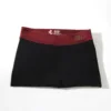 Black [Wine Red Waist]