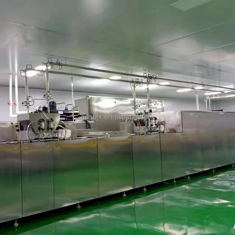 GUSU Automatic Chocolate Production Line Chocolate Making Machine for Filled Chocolate Nuts Chocolate