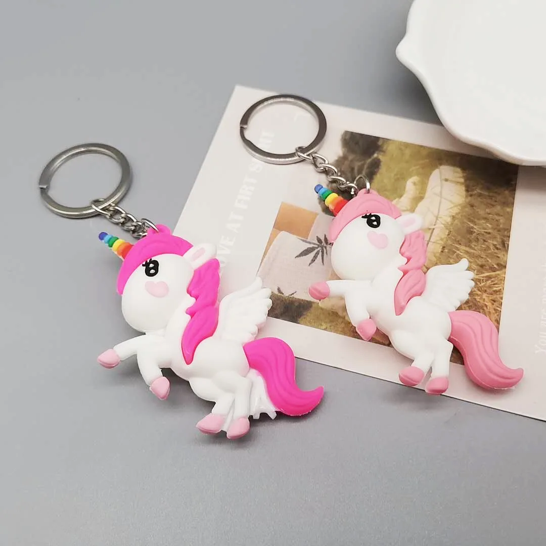 FunBlast Kawaii Keychain – 3D Fancy Rubber Key Chain, Stylish Design  Unicorn Keyrings for Home, Office, Car, Best Gift Keychains, Key Chains for