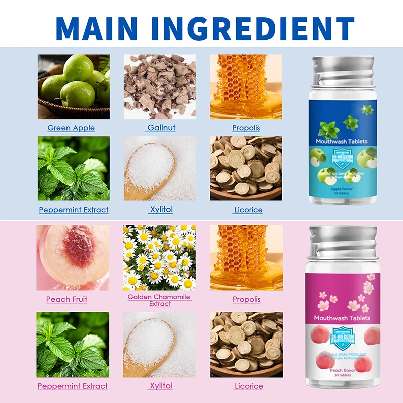 bad breath remover teeth stains clean fresh breath oral care concentrated dental toothpaste mouthwash tablet