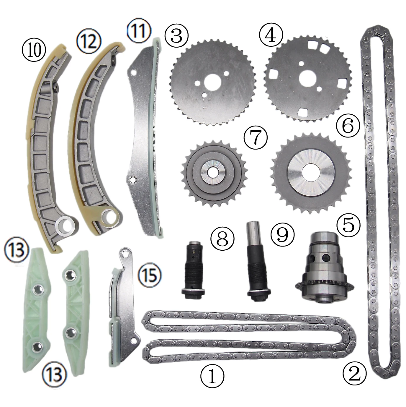Timing Chain Repair Kit For Fiat 3.0l Iveco 3.0l Engine New Timing