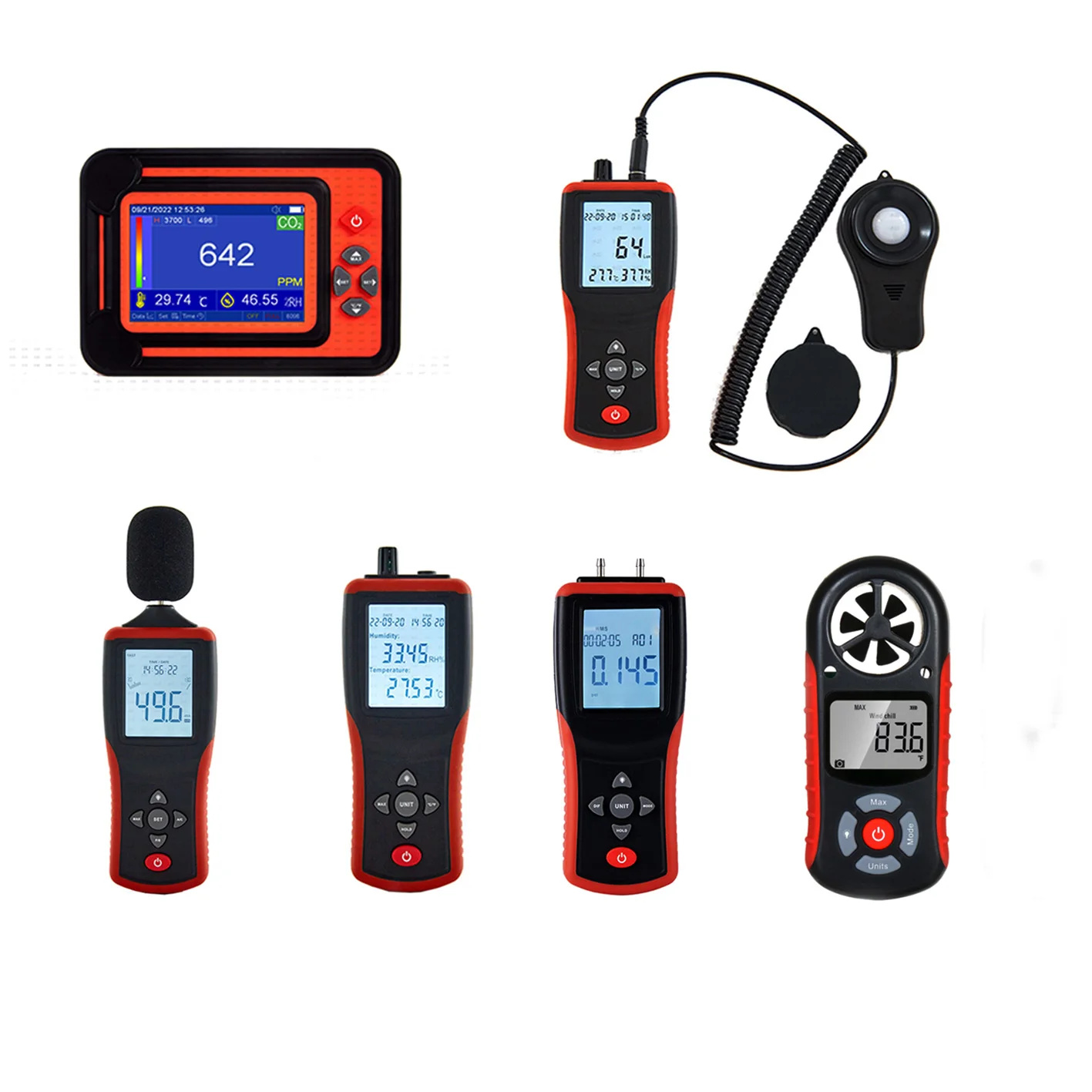 High Accuracy Led Lux Meter Photography Digital Light Meter 400000 Lux