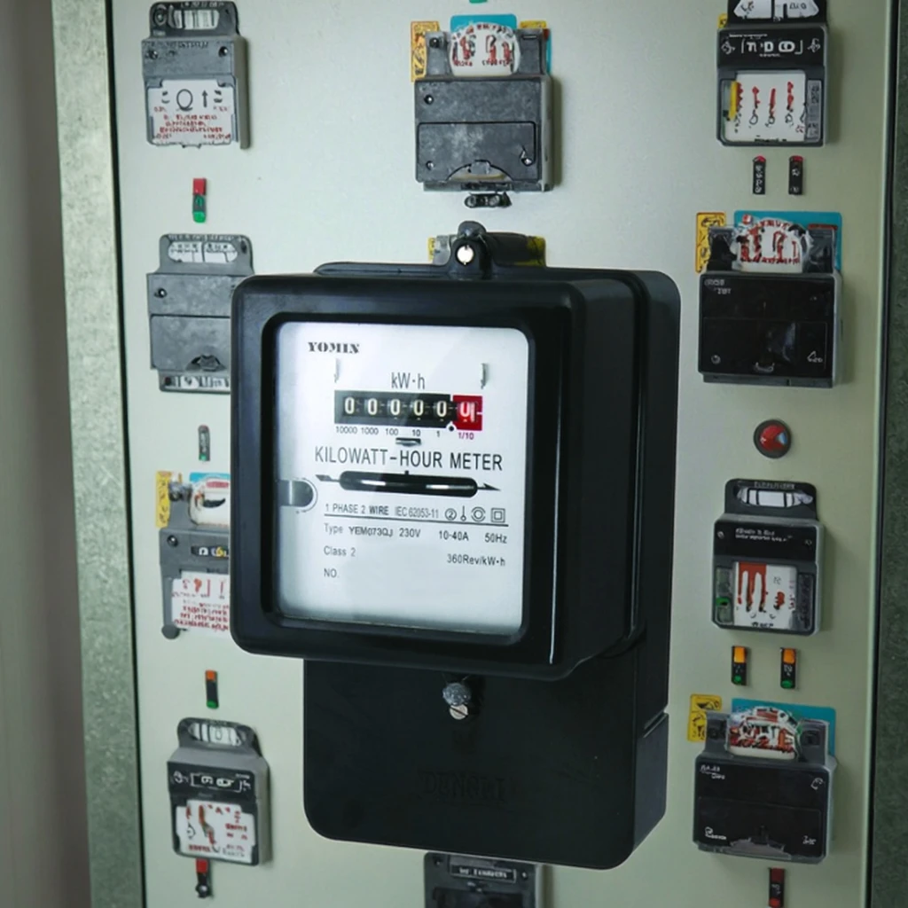 AC Front Board Single Phase KWH Meter Indoor Outdoor Energy Meter DD862 Active Energy Meter