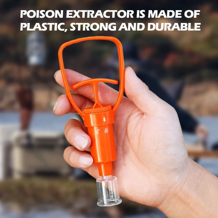 Baiyuheng Outdoor Hiking Poison Extractor Traveling Snake protect kit Emergency Remove pump tools