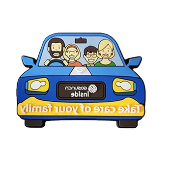 custom pvc refrigerator magnets family car color fridge magnet