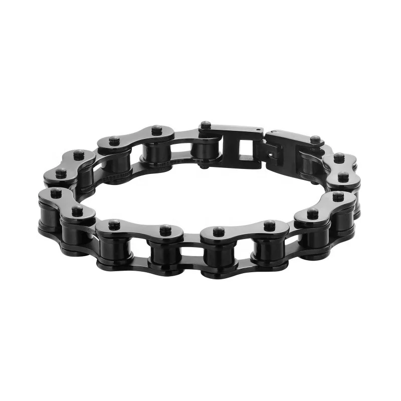 Loftly Bijoux Nouvelle Mode Ambre Moto Style 316l Chaîne De Vélo En Acier  Inoxydable Hommes Bracelet Bijoux - Buy Bijoux De Sport Micro Pavé Cristal  Strass Perles Accessoires Hommes Orange Noir En