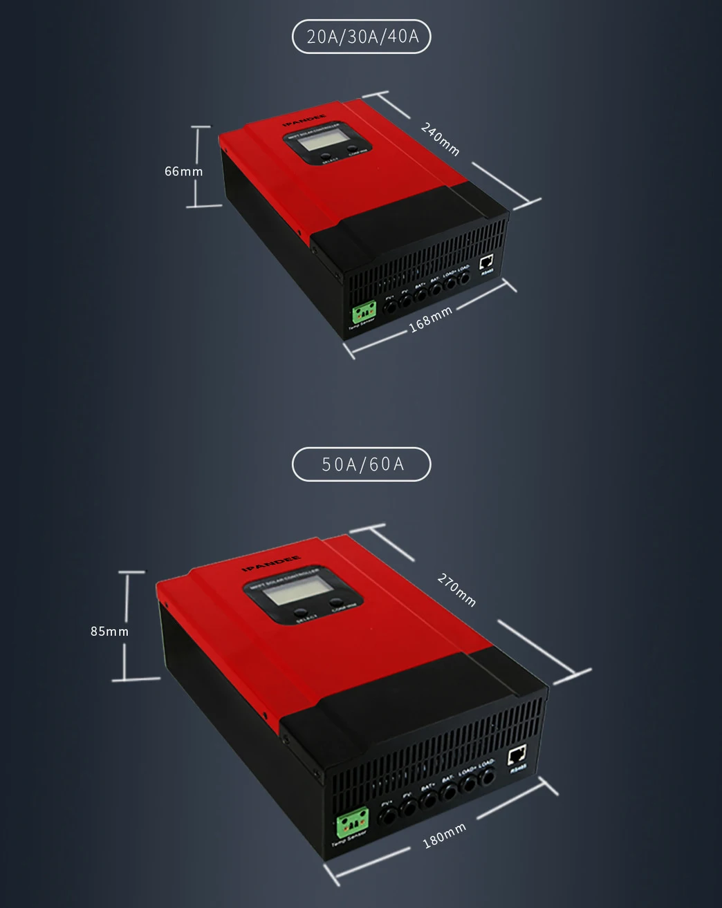 Regolatore Batteria Solare Regolatore Carica Solare MPPT 30A 12V/24V - LCD Display Per Impianti 390W/780W Controller Pannelli Solari 30a - Foto 7