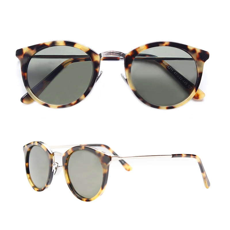 Maui Jim Tortoiseshell Round Sunglasses with Black Lenses Koko Head 737 Sunglasses by Maui Jim | ReadingGlasses.com main image 3
