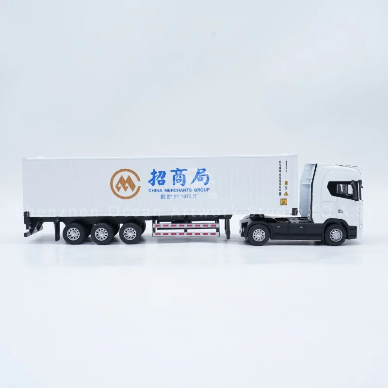 This exquisite SINOTRANS truck model is custom made with premium alloy material. Fine simulation details, perfect as industrial display model, corporate gift and collection piece. We support logo & color customization for bulk orders.Amber@vesselmodel.com Tel: +86 18038048785