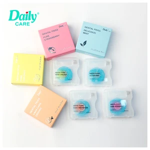 Daily Care Hot Sale 30m Cocofloss Dental Floss 1260D Expanding Nylon Wax Added Coconut Oil Flavor Teeth Cleaning Home Use