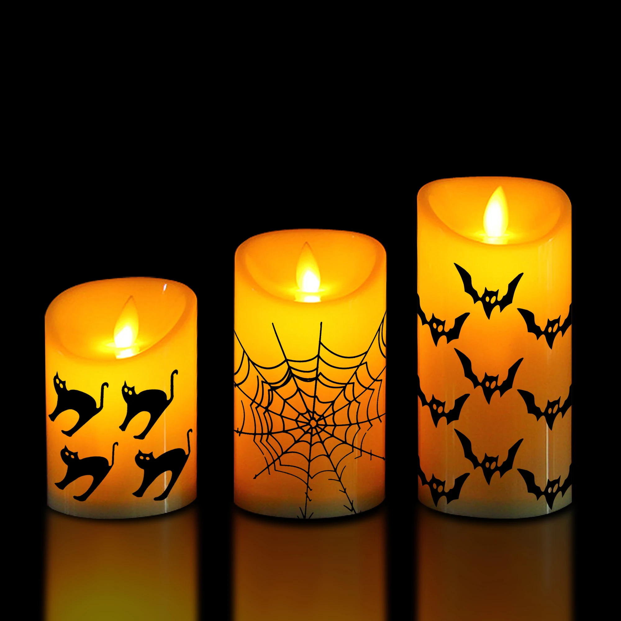 Candele LED Coniche Senza Fiamma: Effetto Fiamma Tremolante, Alimentate A Batteria, Set Di 4, Ideali Per Matrimoni, Feste E Decorazioni