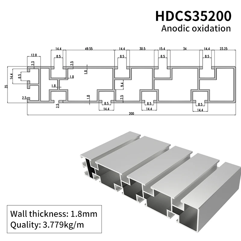 product 35200 edge protection roller extruded aluminum profile industrial conveyor belt line aluminum profile 35200 edge guard-3