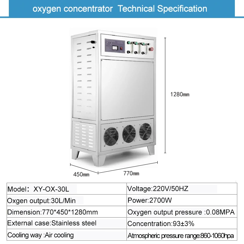 Xyoxygen Indoor Fish Farming Oxygen Equipment Indoor Fish Farming