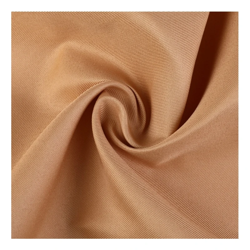 High quality twill style 100% polyester gabardine Garment Fabric for bags and suitcases