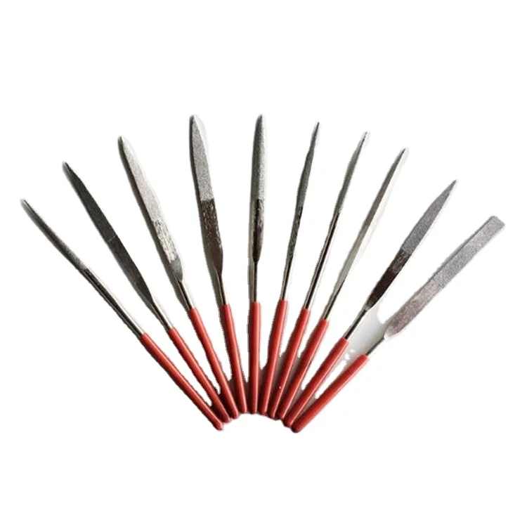 Алмазный Набор для шлифовки в ассортименте шлифовальный инструмент легированная сталь металл плоский полукруглый треугольный напильник другие ручные инструменты полировщик