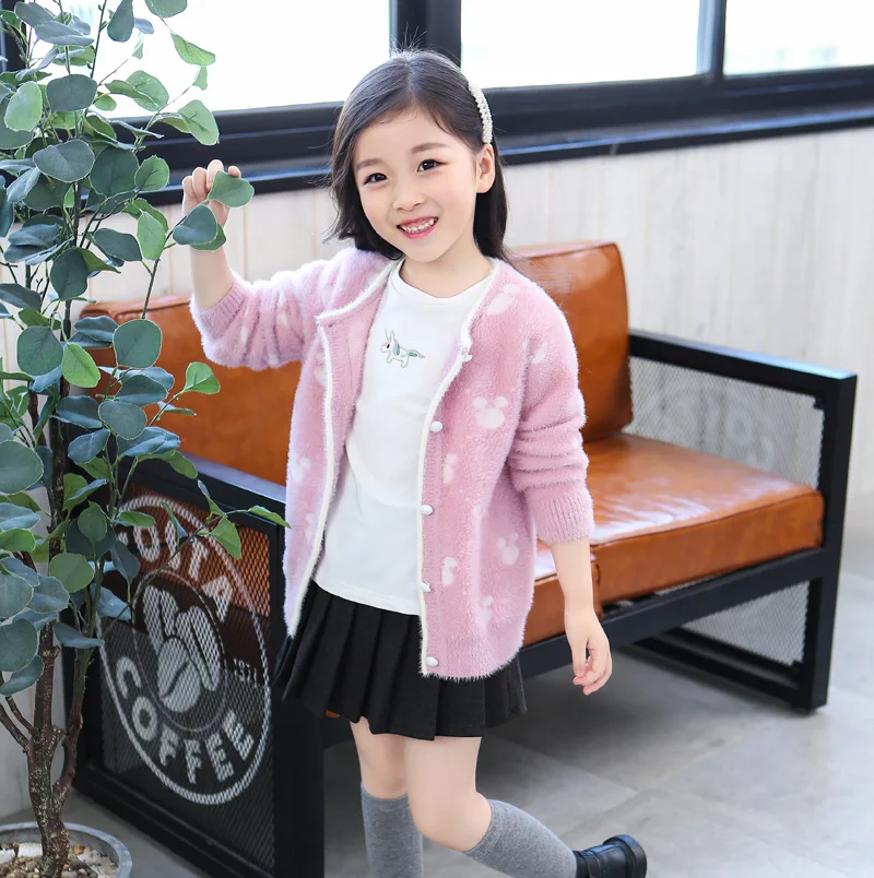 girls winter cardigan