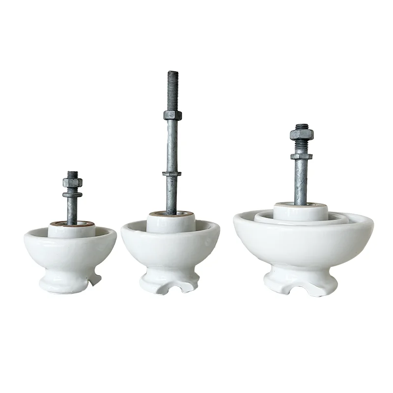 Custom pin type porcelain insulators high voltage ceramic P-20T