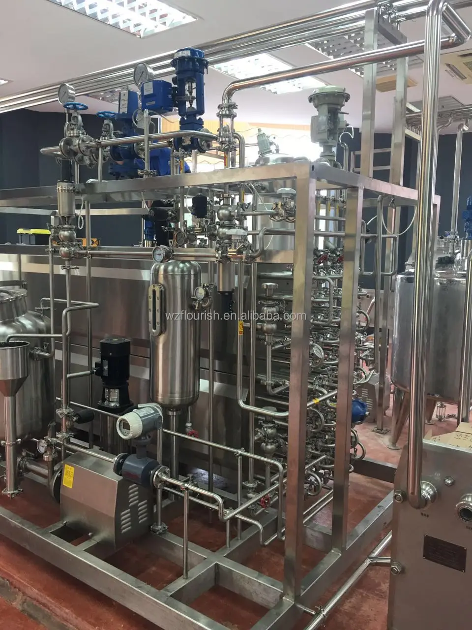 High Quality Stainless Steel Automatic Tubular Pulp Pasteurizer/Sterilizer