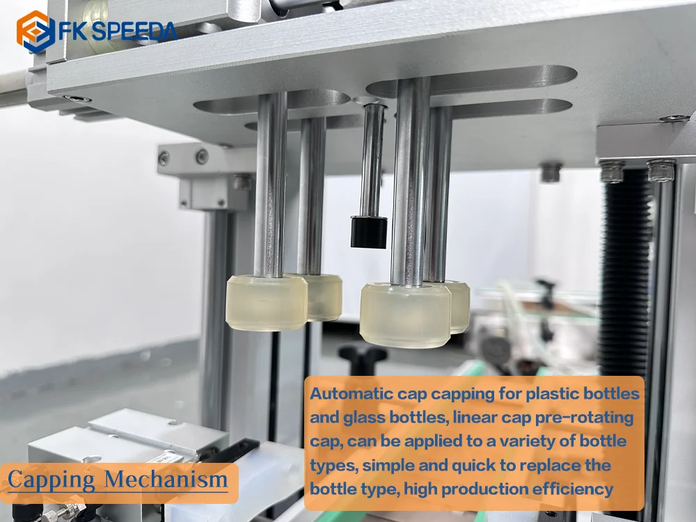 4 Heads Automatic Benchtop Liquid Oil Filling Machine Peristaltic Pump Belt Conveyor Beverage Juice Filling Machine