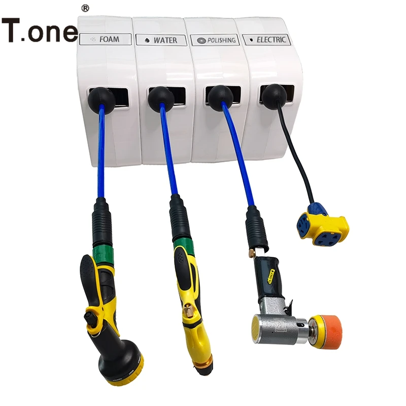 Multi-purpose Car Beauty Equipment Water vapor Polishing Electric Combination Hose Reel Box Car Wash Hose Reel