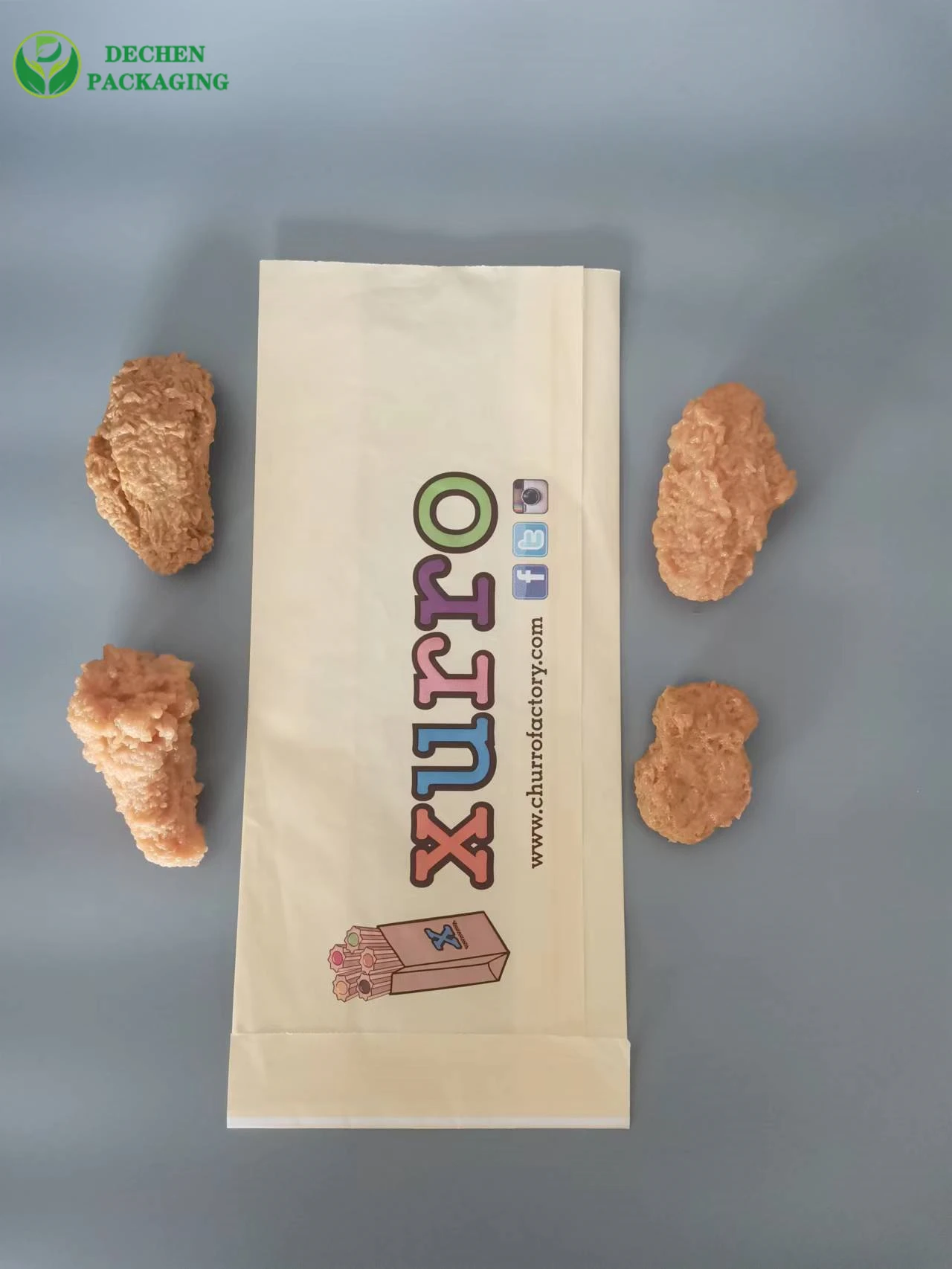 &nbsp;Sac en papier BBQ sac alimentaire personnalisé emballage sac en papier alimentaire avec son propre logo