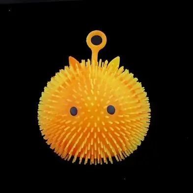 Squishy Toy Factory Direct Sales Fun Luminous Cuties Stress Relief Puffer Ball for Kids Promotional Toy Ball Cute Squeeze Toy