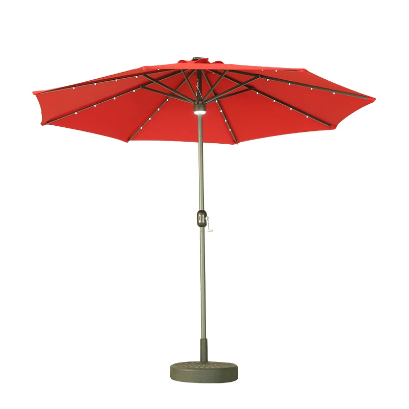 Outdoor Garden Umbrellas China Wholesale Market Custom Printed Strong Big Size Easy Open Umbrella Steel Frame Packing