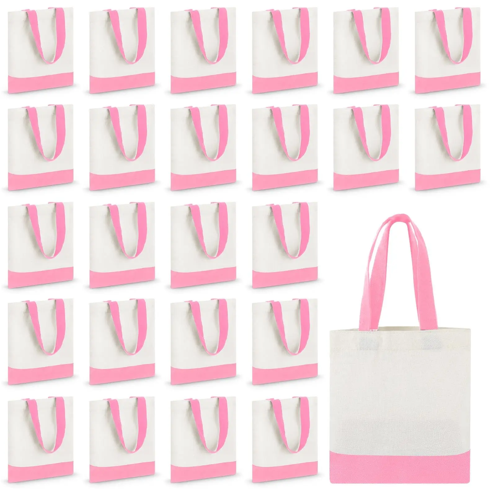 Canvas Tote Bag Cotton Handbag Tote Bag with Eco Friendly Material Reusable Storage Shopping Bags for Women