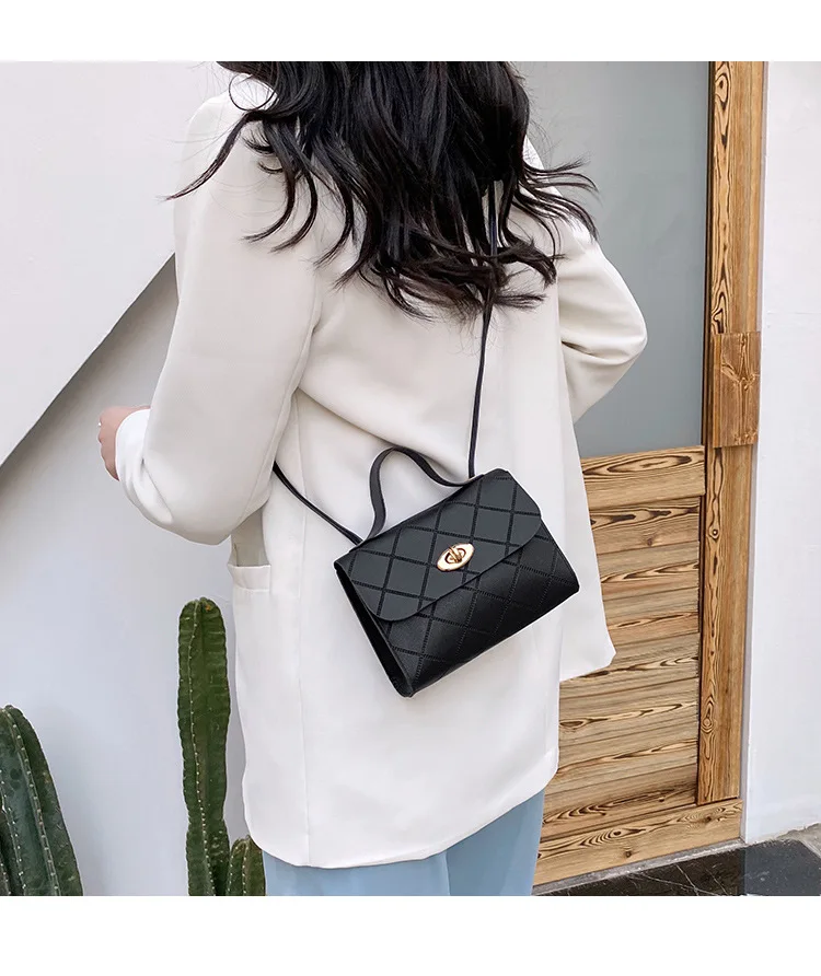 Hot Selling Korean Version Fashion Pu Leather Small Women Handbag Women ...