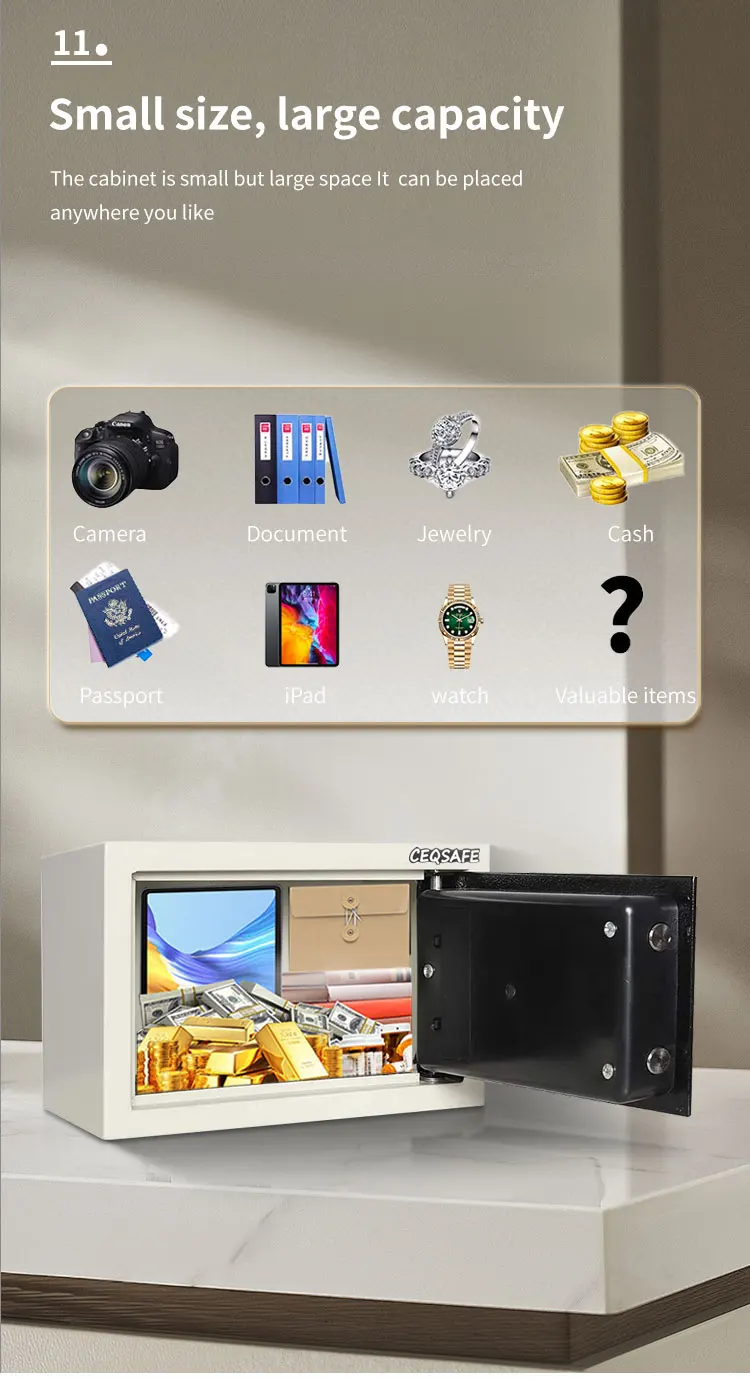 CEQSAFE Malaysia Timed With Key Cabinet Deposit in Wallet Combination Lock Safety Mini Safe Box details