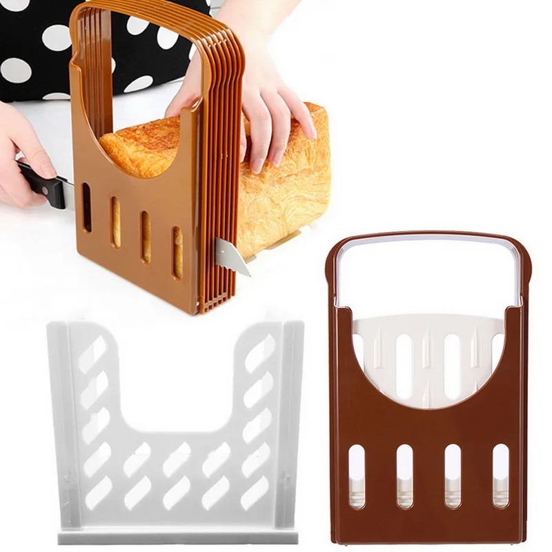 Bread Slicer Household Toast Slicer Slicer Baking Mold Set Bread Sliced Rack Rebanadora De Pan Tostado