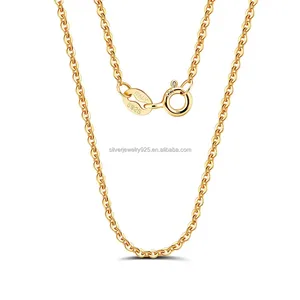 Jewelry Manufacturer Wholesale American and European Romantic Styles Hypoallergenic 925 Sterling Silver Women Chains Necklace