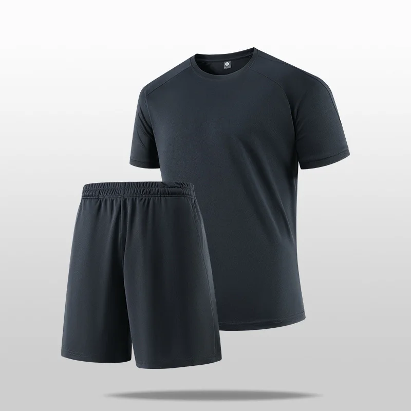 Good Quality Quick-drying Short-sleeved Sports T-shirts Running Breathable Polyester Spo aperçu 10