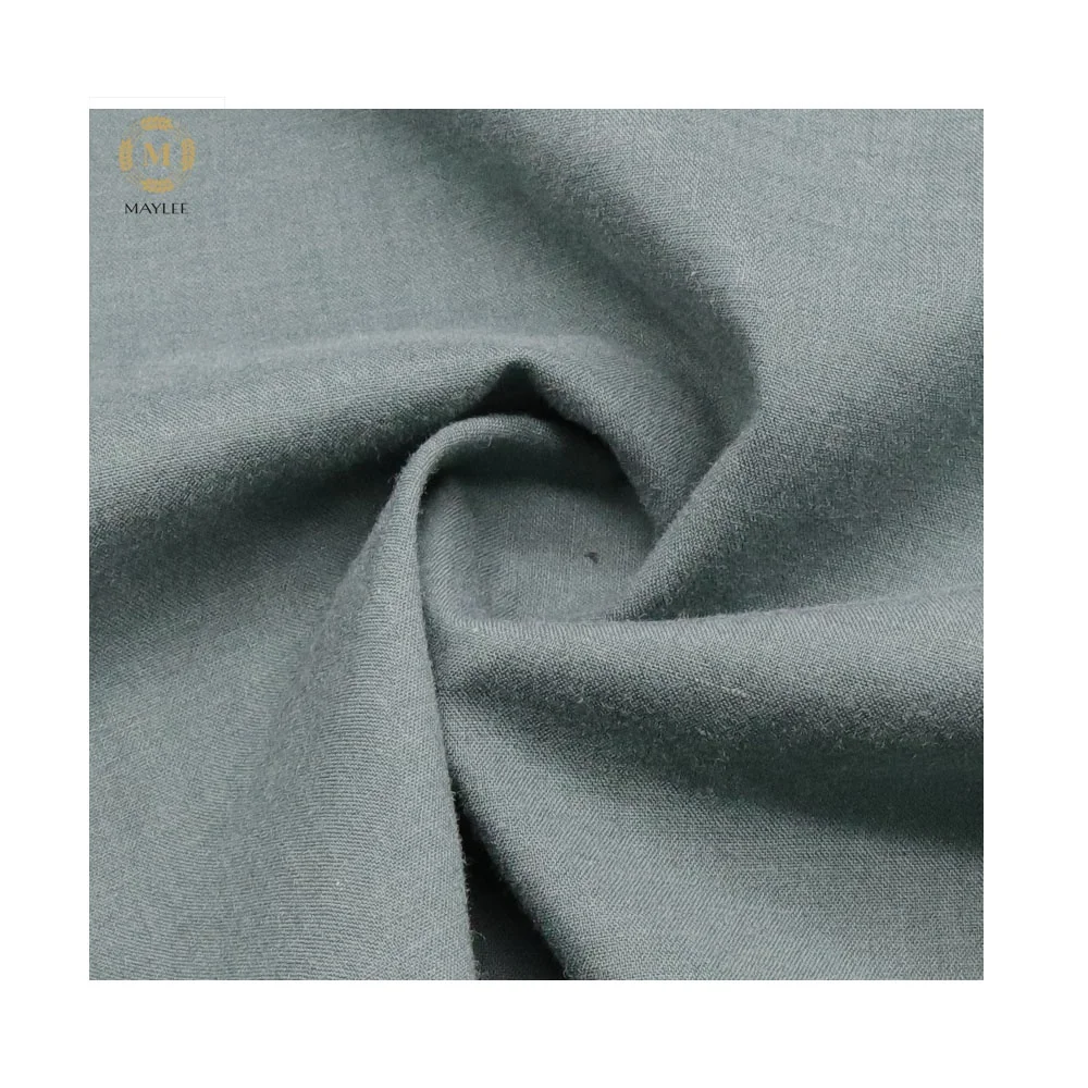 15081 # 50% tencel 50% хлопок саржевая плетеная ткань для женских пальто растения