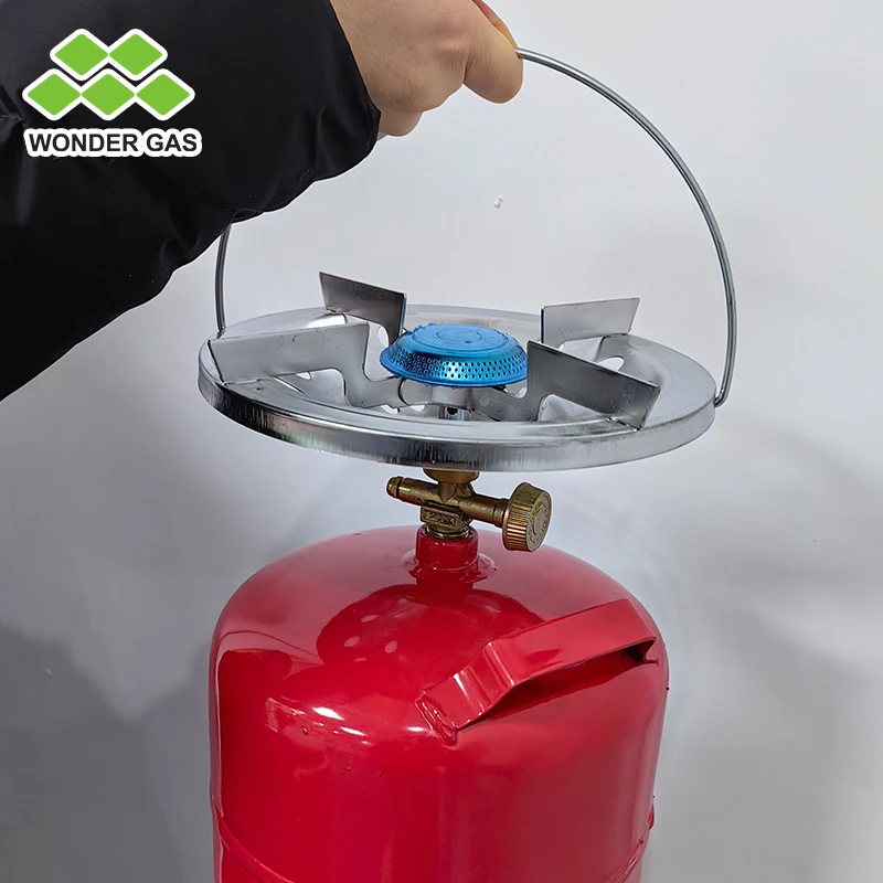 Factory Price Industrial Single Burner Gas Stove With Cylinder Price LPG Gas Cylinder 3kg 5kg Propane Gas Cylinder